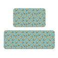thumbnail image 1 of Xecao Lemon Ice Cream Patten Kitchen Rugs and Mats Sets,2 Pieces Non-Slip Washable Rugs, Kitchen Mat for Floor,Suit for Kitchen Decor and Accessories, 1 of 6