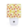 thumbnail image 1 of Xecao Lemon Orange for Night Light - a Wall-mounted LED Fixture with A Dusk-to-dawn Sensor, Ideal for Bedrooms, Bathrooms, Hallways, and Kitchens-US, 1 of 7