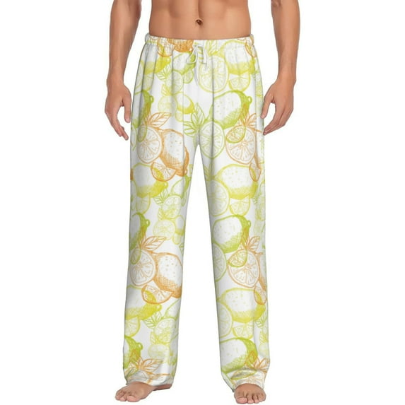 Xecao Lemon Potatoes Men's Straight Lounge Pajama Pants: The Ultimate in Comfortable Sleepwear