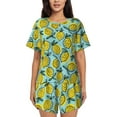 thumbnail image 1 of Xecao Lemon print Swimsuit for women, Summer-ready, sporty style.Quick-dry fabric. Many sizes & colors., 1 of 9