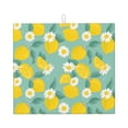 thumbnail image 1 of Xecao Lemons Chamomile Flowers And Leaves Print Dish Drying Mat for Kitchen Counter,Absorbent Coffee Bar Mat, Dish Drainer Rack Mats,Dining Room Decoration, 1 of 8