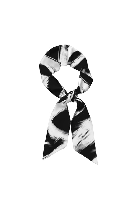 Leopard And Zebra 2 Pattern Large Satin Head Scarf - Satin Hair Scarves Silk Bandana Scarf Headscarf Silk Feeling Scarf for Women