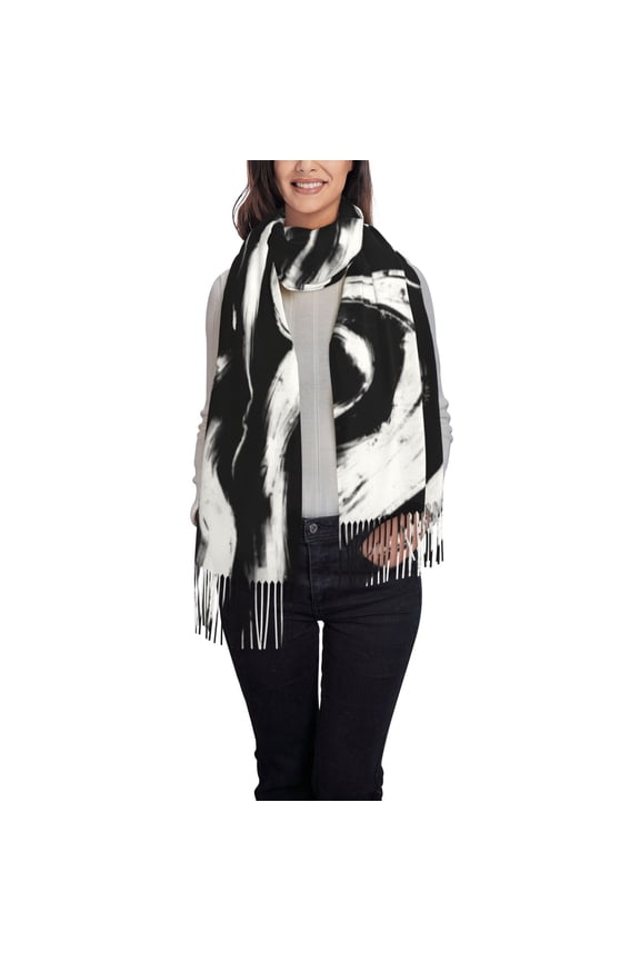 Leopard And Zebra 2 Pattern Womens Winter Scarf Fall Scarf Oversized Large Scarf for Women Warm Shawl Wrap