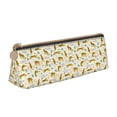 thumbnail image 1 of Xecao Leopard Print Print Leather Pencil Case -Stationery Bag Pen Holder for Work & Office, 1 of 5
