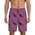thumbnail image 1 of Xecao Leopard Print Print Men's Sleepwear Shorts Pajama Bottom Lounge Short nightwear with Convenient Pockets for Relaxed Home Wear-X-Large, 1 of 6