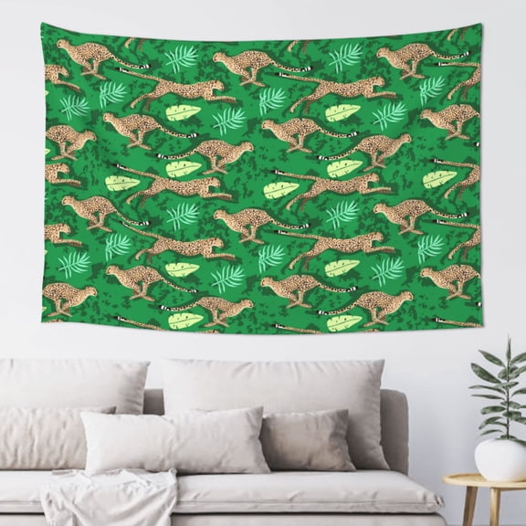 Xecao Leopard Print Print Tapestry, Wall Hanging Room Funny Decor, Backdrop Room Decor for Bedroom Living Room dormitory
