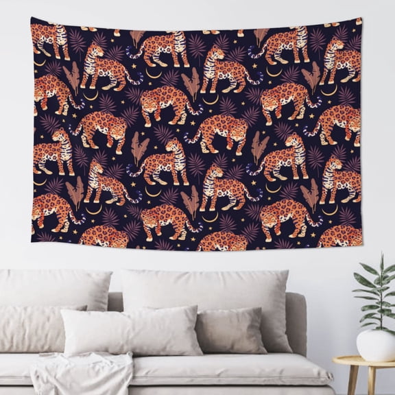 Xecao Leopard Print Print Tapestry, Wall Hanging Room Funny Decor, Backdrop Room Decor for Bedroom Living Room dormitory