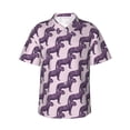 thumbnail image 1 of Xecao Leopard Print print Hawaiian shirt - a stylish short-sleeve button-down for men, perfect for casual beach and tropical outings., 1 of 9