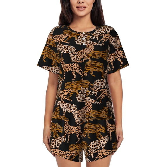 Xecao Leopard Print print Swimsuit for women, Summer-ready, sporty style.Quick-dry fabric. Many sizes & colors.