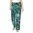 thumbnail image 1 of Xecao Lephants in the Jungle Women's Straight Lounge Pajama Pants: The Epitome of Relaxed Sleepwear, 1 of 9
