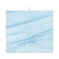 thumbnail image 1 of Xecao Blue Marble Print Dish Drying Mat for Kitchen Counter,Absorbent Coffee Bar Mat, Dish Drainer Rack Mats,Dining Room Decoration, 1 of 8