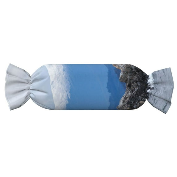 Xecao Lighthouse On The Waters Print+Candy-Inspired Plush Pillow for Men Women Suitable for Beds, Sofas, Game Rooms Drawstring Closure