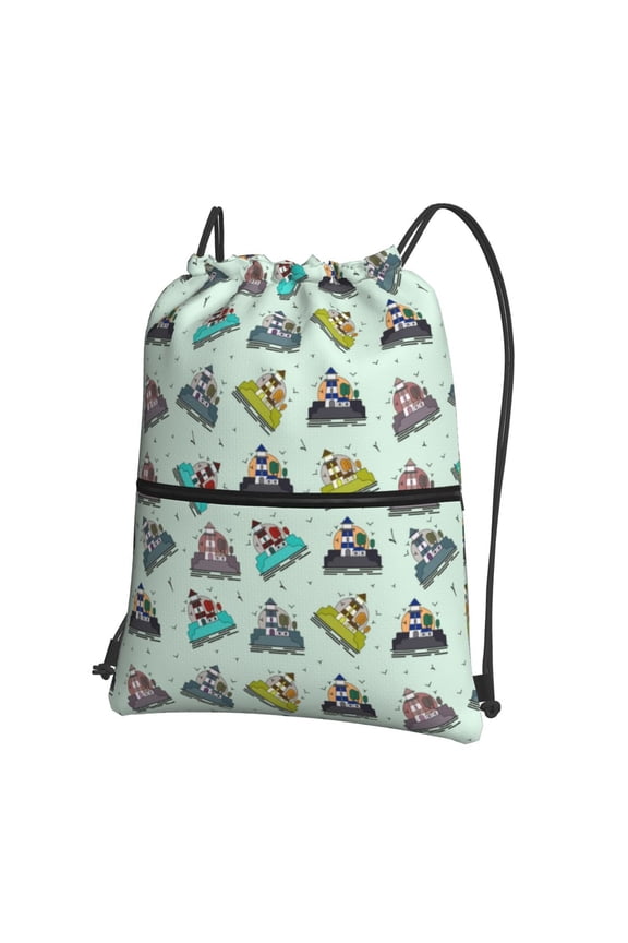Lighthouse for Drawstring Bags,Pull String Backpack Bags,String Bag Sackpack
