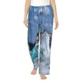 thumbnail image 1 of Xecao Lighthouse in Havana Women's Straight Lounge Pajama Pants: The Epitome of Relaxed Sleepwear, 1 of 9