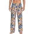 thumbnail image 1 of Xecao Lilies Flowers Men's Straight Lounge Pajama Pants: The Ultimate in Comfortable Sleepwear, 1 of 9