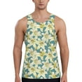 thumbnail image 1 of Xecao Lilies Flowers Men's Tank Top Workout Quick Dry Sleeveless Gym Jogging Muscle Shirts Summer Swim Beach Tops, 1 of 9