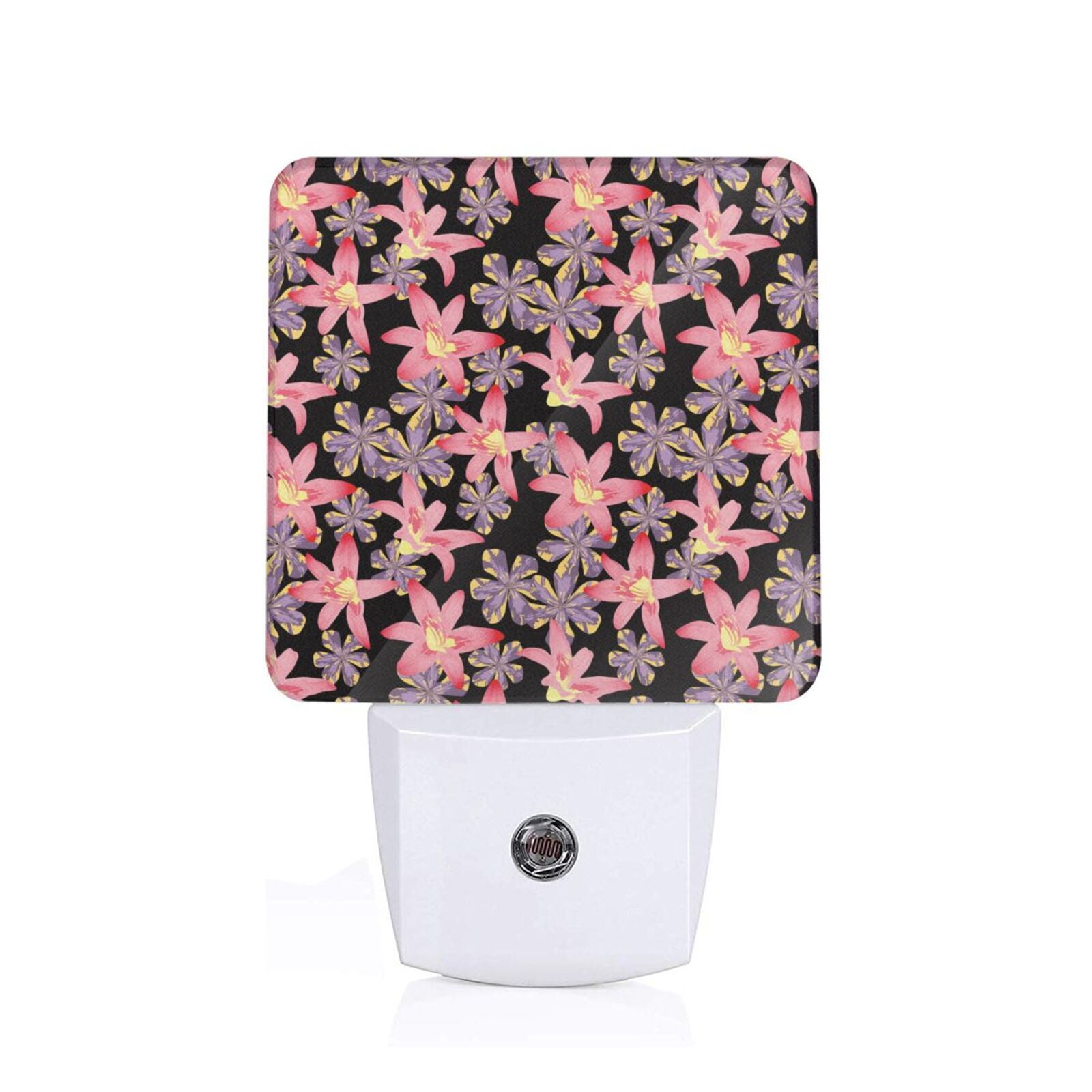 Xecao Lilies Flowers for Night Light - a Wall-mounted LED Fixture with ...