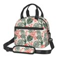 thumbnail image 1 of Xecao Lilies Flowers Print Insulated Lunch Box, Lunch Cags Lunch Bag Featuring An Adjustable Shoulder Strap, 1 of 5