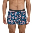 thumbnail image 1 of Xecao Lilies Flowers Print Men's Underwear Boxer Briefs Pack - Your ComfortSoft, Moisture-Wicking, and Breathable Choice for Men's Underwear-XX-Large, 1 of 5