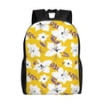 thumbnail image 1 of Xecao Lilies Flowers Print School Backpack with Laptop Compartment Small Travel Laptop Backpack for Women Men Waterproof College Backpack Simple School Bag, 1 of 8