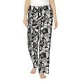 thumbnail image 1 of Xecao Lilies Flowers Women's Straight Lounge Pajama Pants: The Epitome of Relaxed Sleepwear, 1 of 9