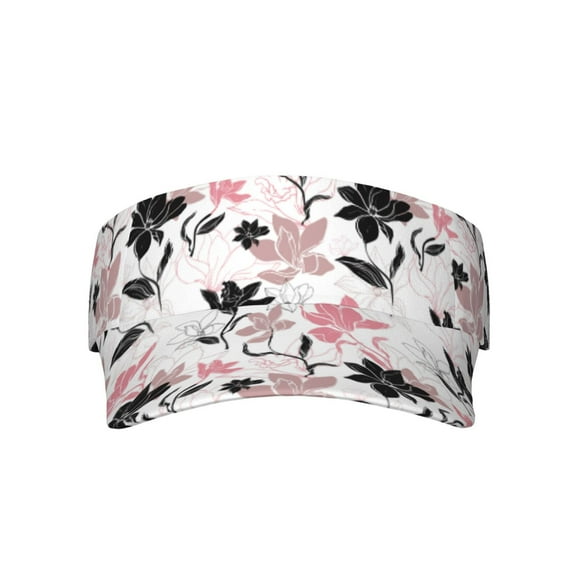 Xecao Lilies Flowers for Adult Sun Cap offers versatile sun protection with adjustable Velcro for a secure fit.
