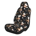 thumbnail image 1 of Xecao Lilies Flowers for Automotive Seat Covers for Cars Trucks and SUVs – Gray Car Seat Covers for Front Seats, Truck Seat Protectors-1, 1 of 9