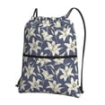 thumbnail image 1 of Xecao Lilies Flowers for Drawstring Bags,Pull String Backpack Bags,String Bag Sackpack, 1 of 6