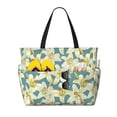 thumbnail image 1 of Xecao Lilies Flowers for versatile beach bag for women includes zipper pockets and waterproof material, ideal for vacations and adventures., 1 of 7