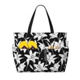 thumbnail image 1 of Xecao Lilies Flowers for versatile beach bag for women includes zipper pockets and waterproof material, ideal for vacations and adventures., 1 of 7