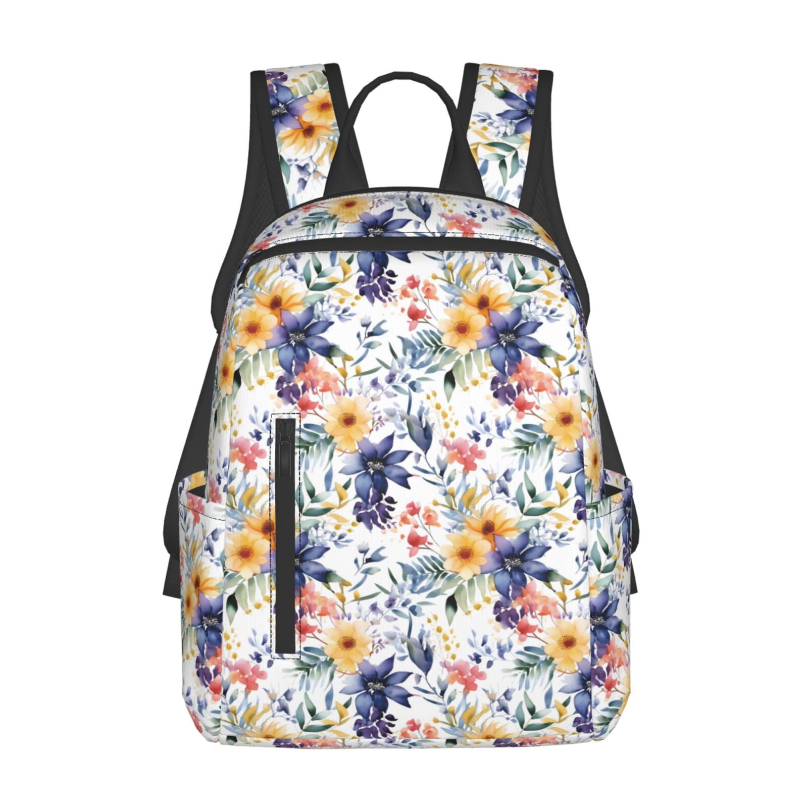 Xecao Lilies Flowers print Backpack For women men Aesthetic Lightweight ...