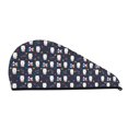 thumbnail image 1 of Xecao Llamas 1 Print Hair Towel, Hair Turbans for Wet Hair, Drying Hair Wrap for Curly Hair Women,Coral Velvet Dry Hair Cap,Dry Hair Hat, 1 of 1