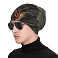 thumbnail image 1 of Xecao Lotus Leaf Starry Sky Guinea Pig Print Beanie Knitted Hat for Men Women, Winter Fashion Knit Cuffed Caps Unisex, 1 of 7