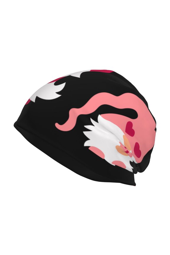 Love You Mom Print Knit Hat,Winter Beanie for Men Women, Beanie Soft Warm Ski Stocking Cuffed Cap