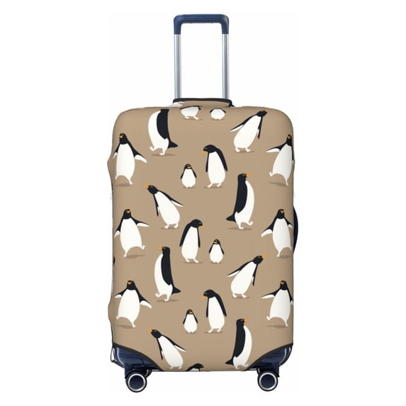 Xecao Lovely Penguin print Elastic Luggage Cover, with double-sided print , is perfect for travel, business, and daily use