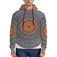 thumbnail image 1 of Xecao Mandala Pattern Men's Adult Pullover Hoodie,Hooded Sweatshirt-XX-Large, 1 of 7