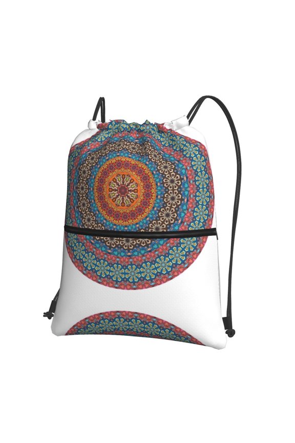 Mandala for Drawstring Bags,Pull String Backpack Bags,String Bag Sackpack