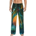 thumbnail image 1 of Xecao Mango In The Rain Print Men's Straight Lounge Pajama Pants - The Ultimate in Comfortable Sleepwear-XX-Large, 1 of 6