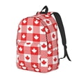 thumbnail image 1 of Xecao Maple Leaves1 Canvas College Laptop Backpack, a durable rucksack designed for both men and women, ideal for travel, school, and daily use-Small, 1 of 5