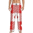 thumbnail image 1 of Xecao Maple Leaves1 Men's Straight Lounge Pajama Pants: The Ultimate in Comfortable Sleepwear, 1 of 9