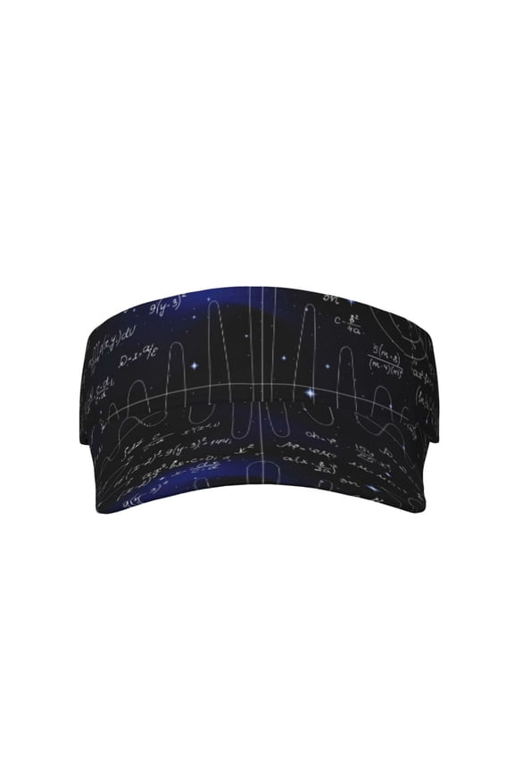Mathematica Science for Adult Sun Cap offers versatile sun protection with adjustable Velcro for a secure fit.