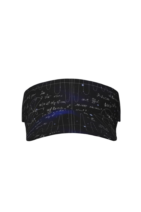 Mathematica Science for Adult Sun Cap offers versatile sun protection with adjustable Velcro for a secure fit.