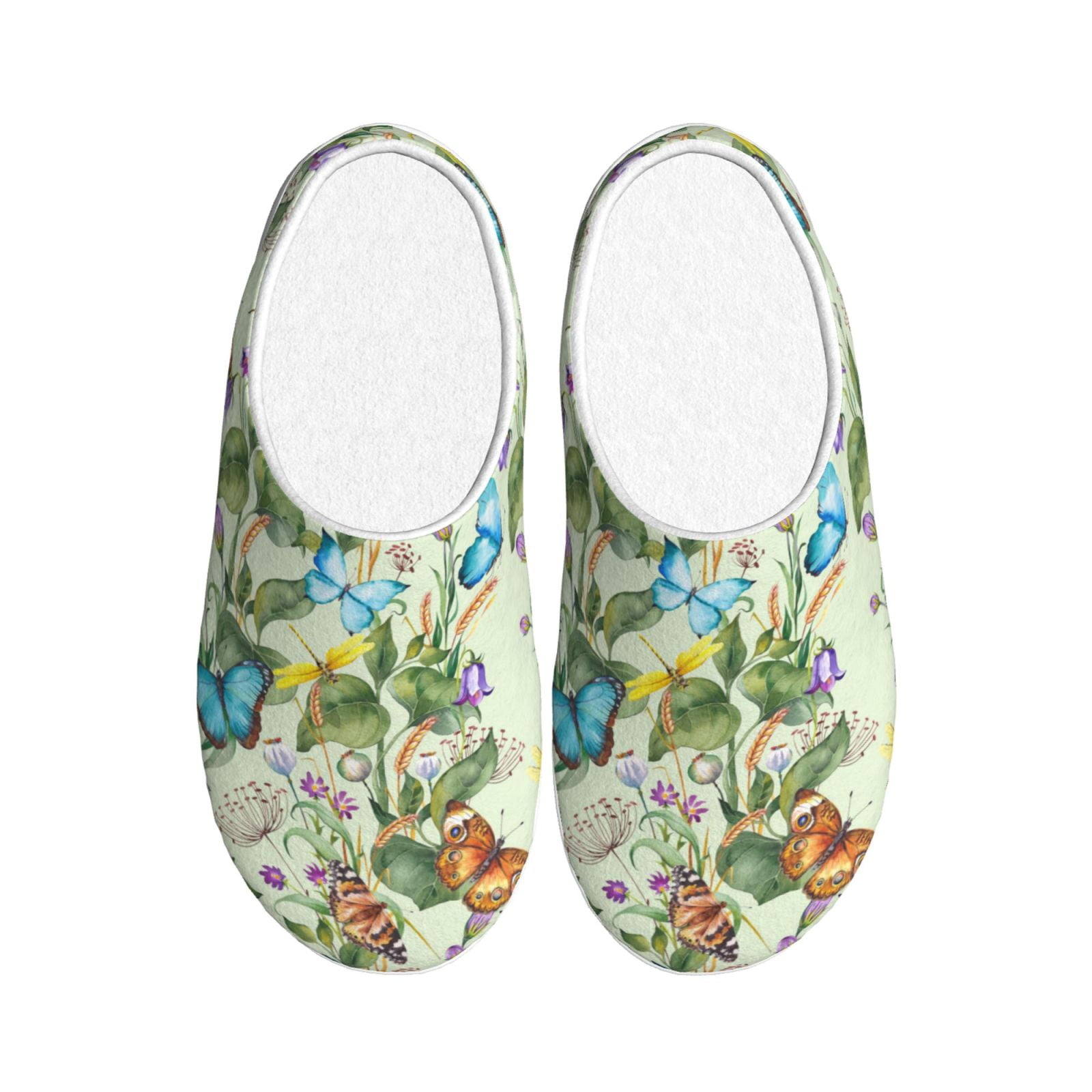 Brown Leaf Hedgehogs Pattern Print Premium Home Slippers main image 1