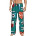 thumbnail image 1 of Xecao Medical Elements Men's Straight Lounge Pajama Pants: The Ultimate in Comfortable Sleepwear, 1 of 9