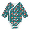 thumbnail image 1 of Xecao Medical Elements Print Baby unisex-baby Cotton Long-sleeve Bodysuits-3 Months, 1 of 6
