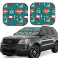 thumbnail image 1 of Xecao Medical Elements for Foldable Car Sun Shades (2-Pack) offer sun protection with an easy-fold design for convenient windshield shading., 1 of 7