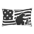 thumbnail image 1 of Xecao Memorial Day1 for Decorative Throw Pillow Case for Couch,Sofa or Bed Set,Pillow Cover for Sofa Home Decor Ideal Gift(Pillow core not included)-14"x20", 1 of 6