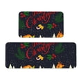 thumbnail image 1 of Xecao Merry Christmas Elk Patten Kitchen Rugs and Mats Sets,2 Pieces Non-Slip Washable Rugs, Kitchen Mat for Floor,Suit for Kitchen Decor and Accessories, 1 of 6