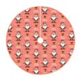 thumbnail image 1 of Xecao Merry Christmas Santa Claus Pattern Christmas Tree Skirt Round Xmas Tree Mat Base Cover for Holiday Home Decorations-30", 1 of 6