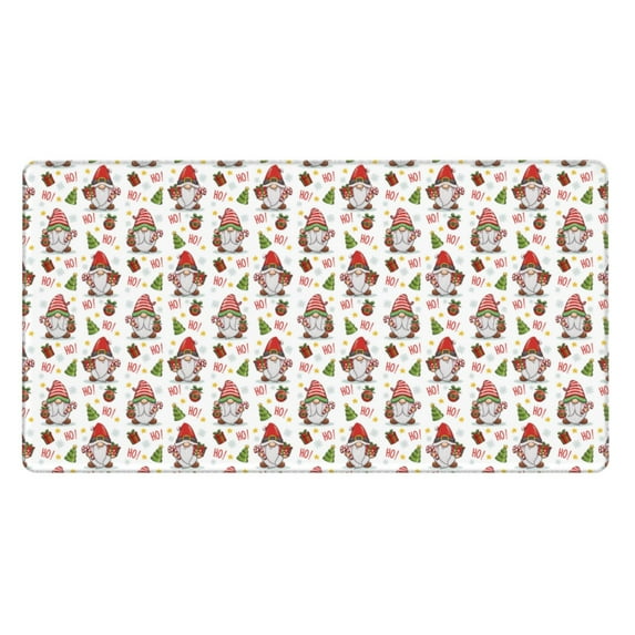 Xecao Merry Christmas Santa for Waterproof Mouse Pad - Extended Contour Mouse Mat, Large Gaming Mousepad Laptop Keyboard Mat with Non-Slip Rubber Base